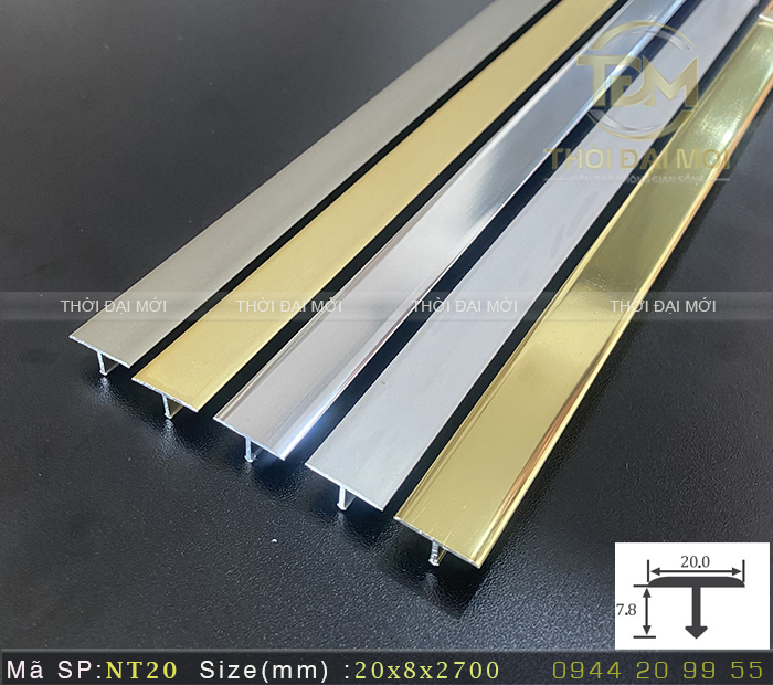 Hoàn Thiện Công Trình Chuẩn Sang Nhờ Nẹp Inox 304 Chữ T