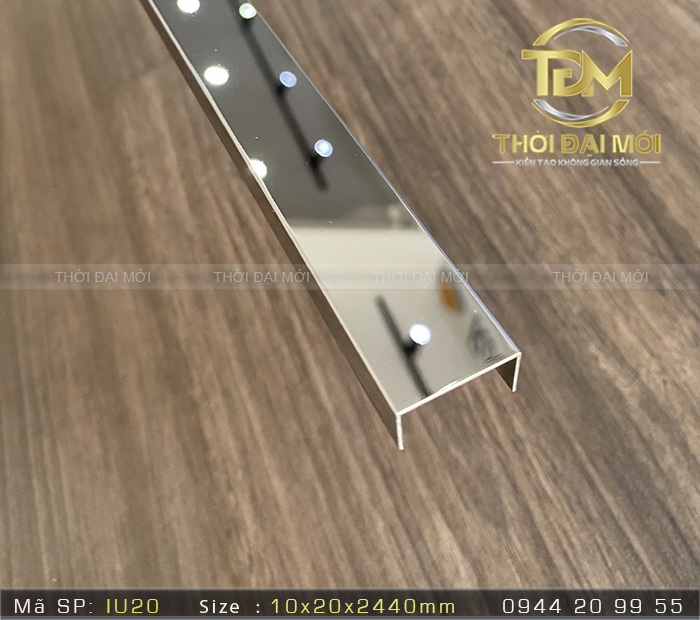 Nẹp inox 304 chữ U: kẹp kính, bảo vệ cạnh vật liệu và ứng dụng đa năng