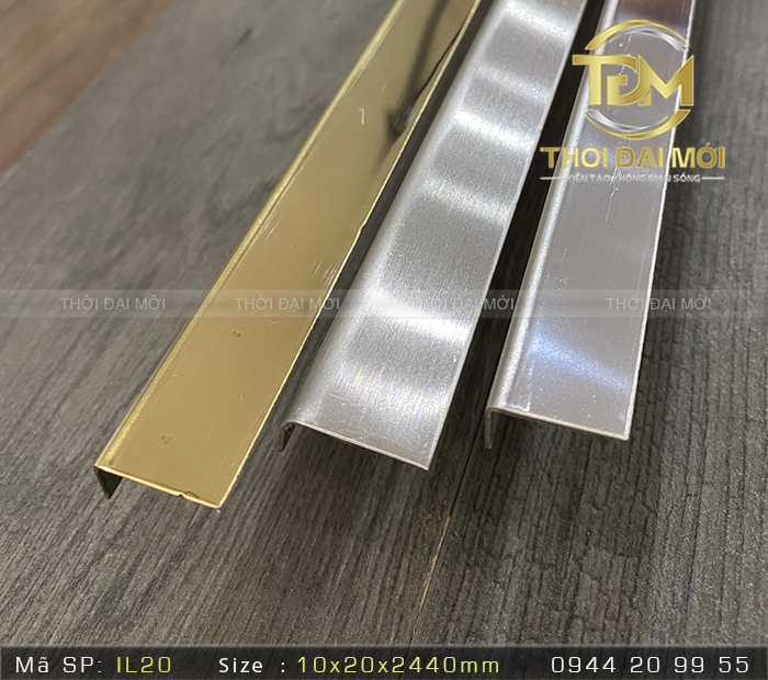 Nẹp inox chữ L giúp bảo vệ những vật liệu nào trong nội thất?