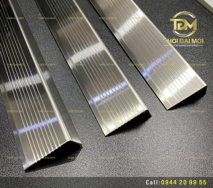 Nẹp inox chữ L giúp bảo vệ những vật liệu nào trong nội thất?