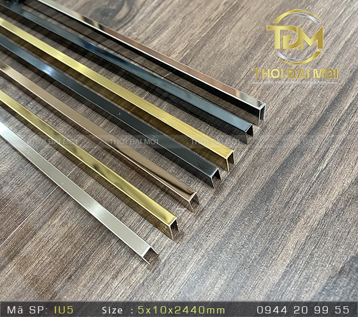 Xóa Khuyết Điểm Công Trình Bằng Nẹp Inox Chữ U