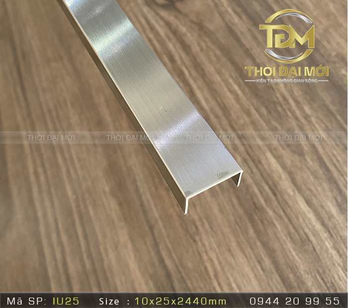 Xóa Khuyết Điểm Công Trình Bằng Nẹp Inox Chữ U