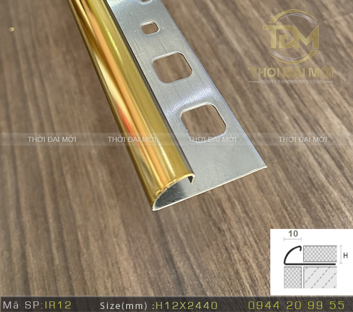 Người Kỹ Tính Luôn Gắn Nẹp Inox Góc Tròn Trước Khi Dọn Về Ở