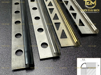 Nẹp inox góc tròn dùng keo gì? Cách cố định chắc chắn 