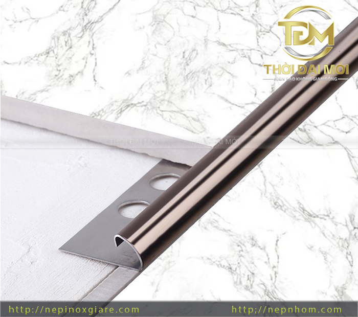 Bật Mí Sức Hút Của Nẹp Inox Góc Tròn Qua Màu Sắc Và Kích Thước