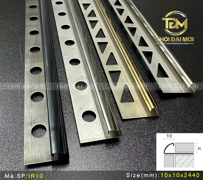 Nẹp inox góc tròn và cách giữ cạnh đá luôn đẹp theo thời gian