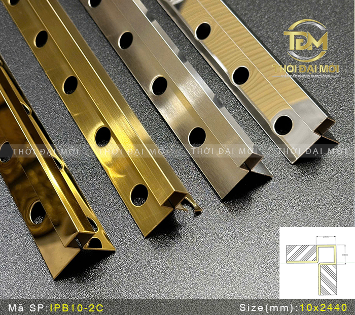Nẹp inox góc vuông 2 cánh có chắc chắn hơn loại 1 cánh không? 