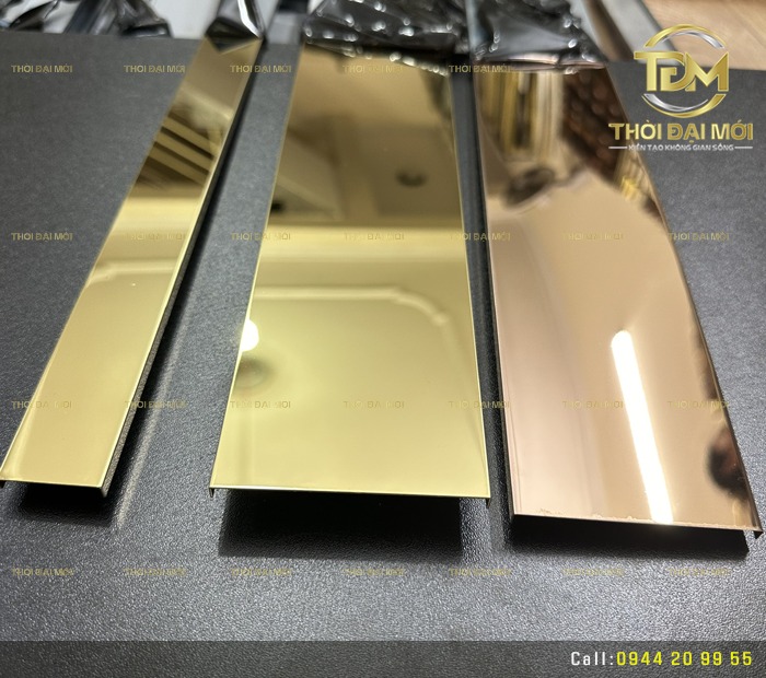 Nẹp inox trang trí trần và hiệu ứng tăng không gian ảo