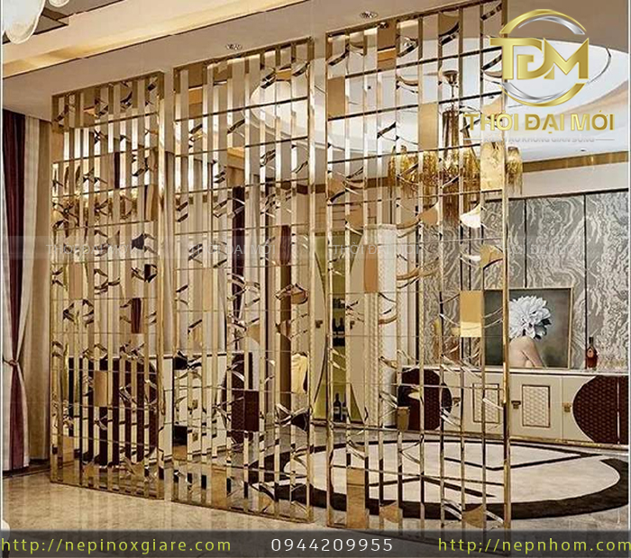 Thiết Kế Nẹp Inox Trang Trí Vách Theo Yêu Cầu Cho Khung Vách Ấn Tượng