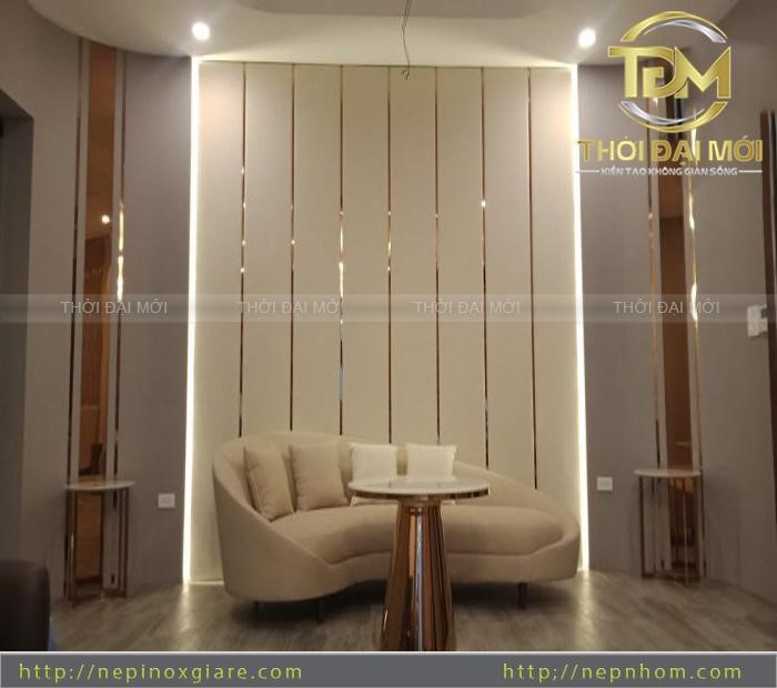 Nẹp la inox và cách biến bề mặt phẳng thành không gian nội thất sang trọng