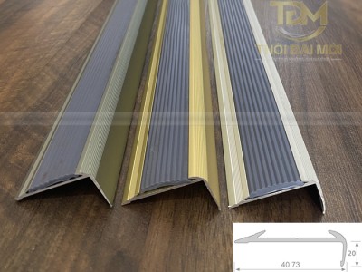 Nẹp Nhôm Cầu Thang Hoàn Thiện Mũi Bậc Chuẩn Kỹ Thuật