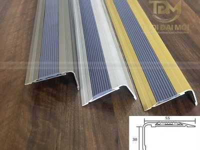 Nẹp Nhôm Cầu Thang Hoàn Thiện Mũi Bậc Chuẩn Kỹ Thuật