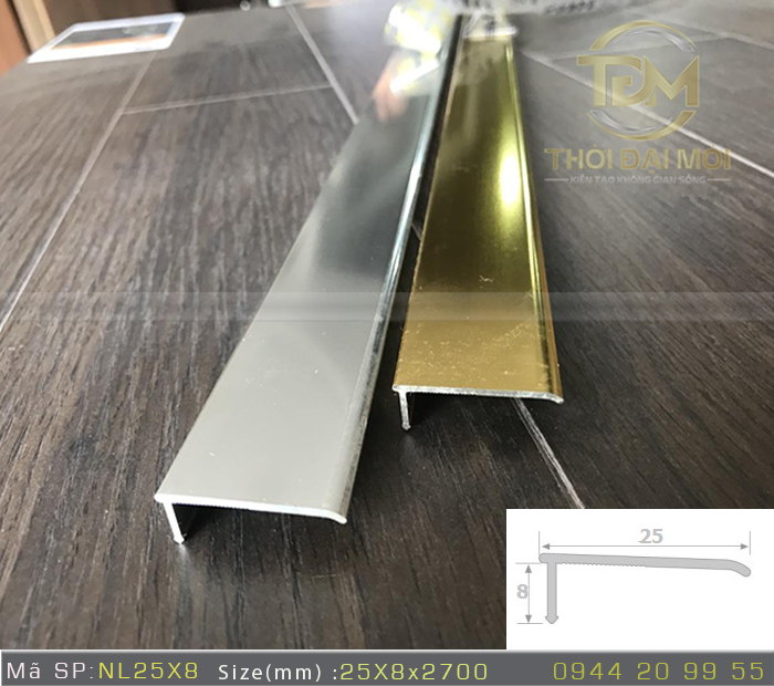 Nẹp nhôm chữ L có thể thay thế các phương án xử lý cạnh khác không?