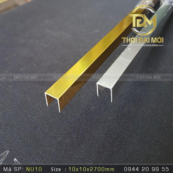 Nẹp Nhôm Chữ U Giá Rẻ Nhập Khẩu Chính Hãng Đủ Kích Thước