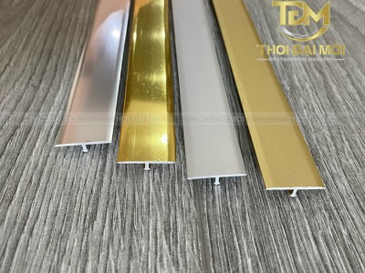 Nẹp Nhôm Sàn Nhựa Điểm Nhấn Hoàn Thiện Cho Không Gian Nội Thất Hiện Đại
