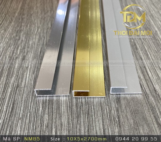 Nẹp nhôm sàn nhựa – giải pháp hoàn thiện chuyên biệt cho sàn SPC và vinyl hiện đại