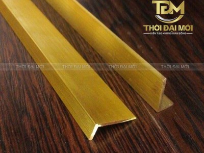 Nẹp đồng trang trí giải pháp hoàn thiện không gian sang trọng, đẳng cấp