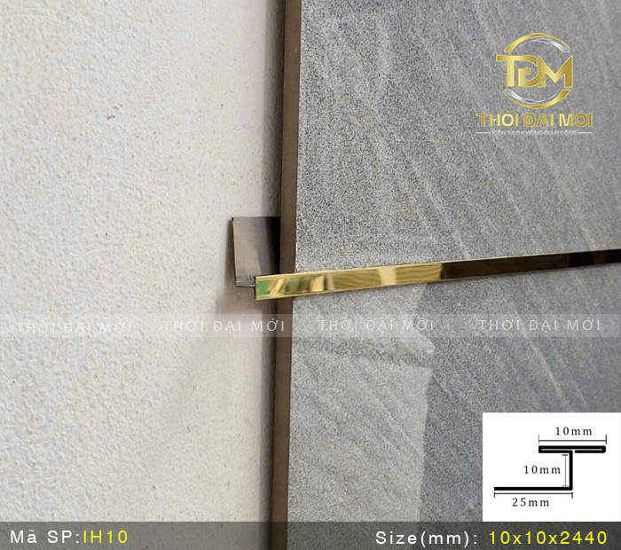 Những khu vực bắt buộc phải dùng nẹp H inox cho công trình