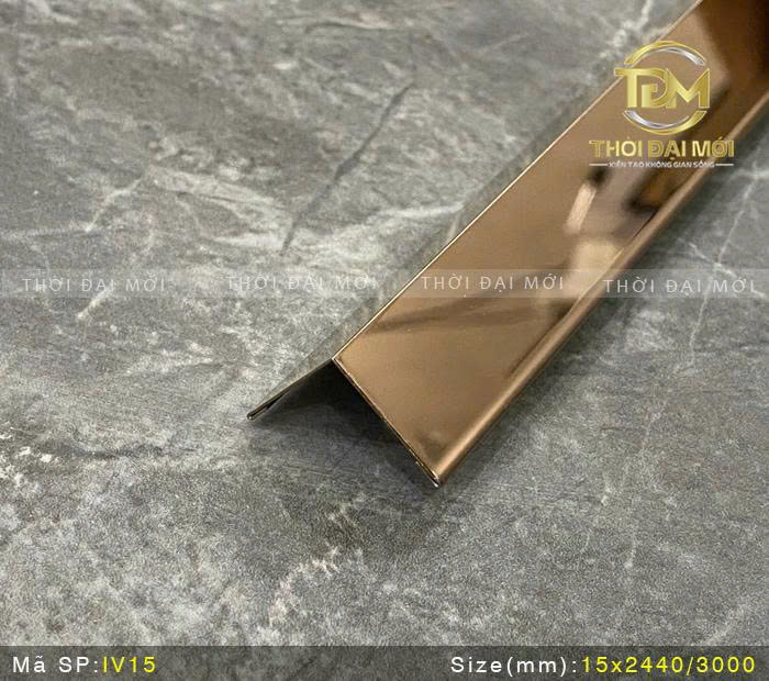 Những màu nẹp inox dễ phối nhất trong nội thất hiện đại