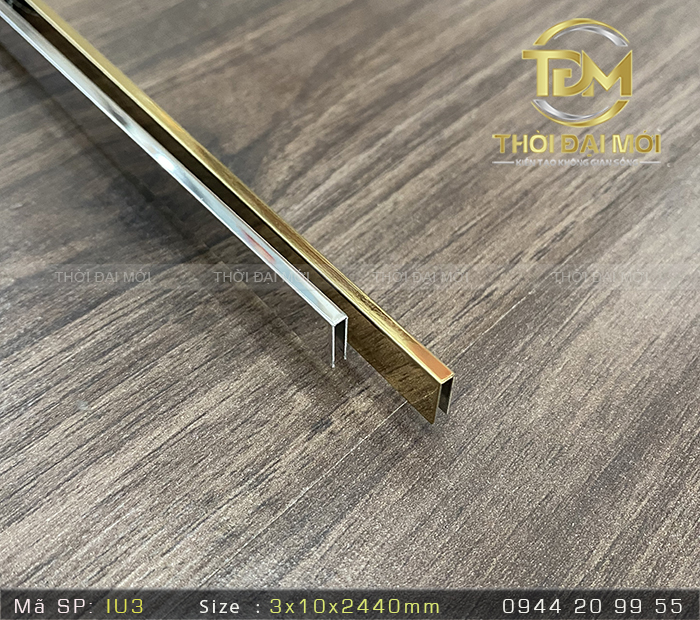 Những vị trí dùng nẹp inox chữ U khiến nội thất trông cao cấp hơn