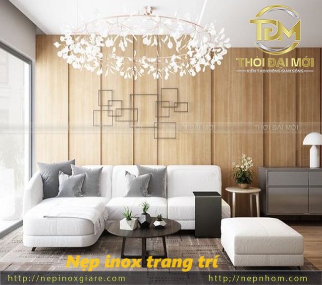 Những vị trí dùng nẹp inox chữ U khiến nội thất trông cao cấp hơn