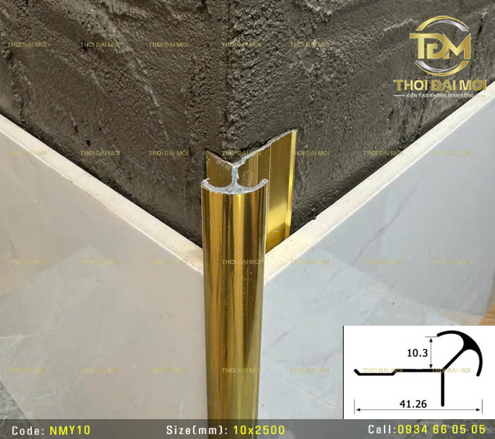 Những vị trí trong nhà bắt buộc nên dùng nẹp góc tròn 2 cánh 