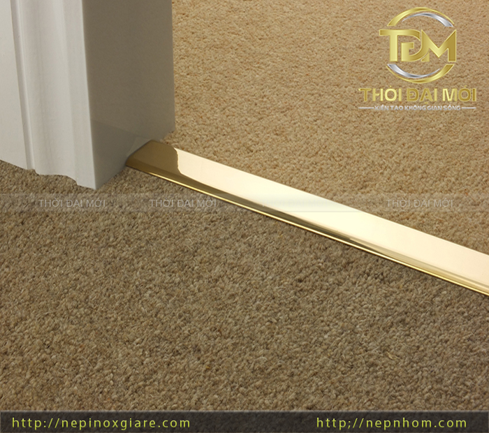 Sai lầm khi thi công mà không dùng nẹp nhôm thảm
