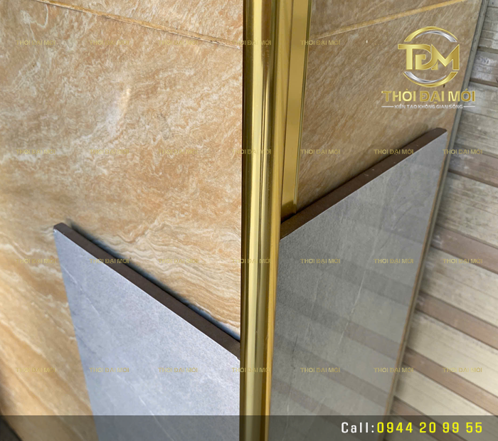 Thay thế góc nhọn bằng đường cong của nẹp góc tròn 2 cánh nhôm