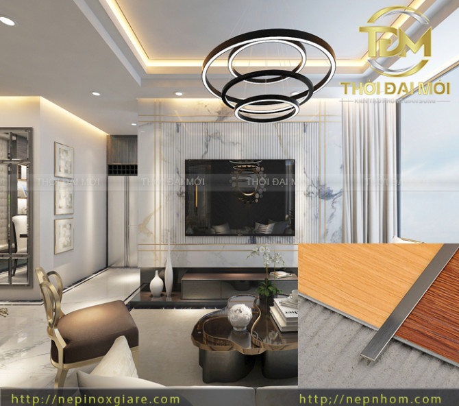 Vì sao công trình cao cấp luôn có khe giãn cách và nẹp inox?