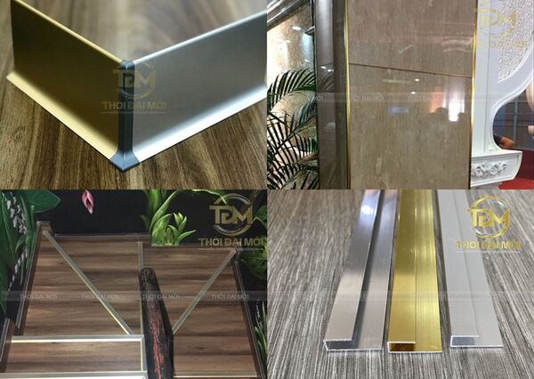 Cách chọn nẹp trang trí: So sánh nhôm, inox, đồng chi tiết