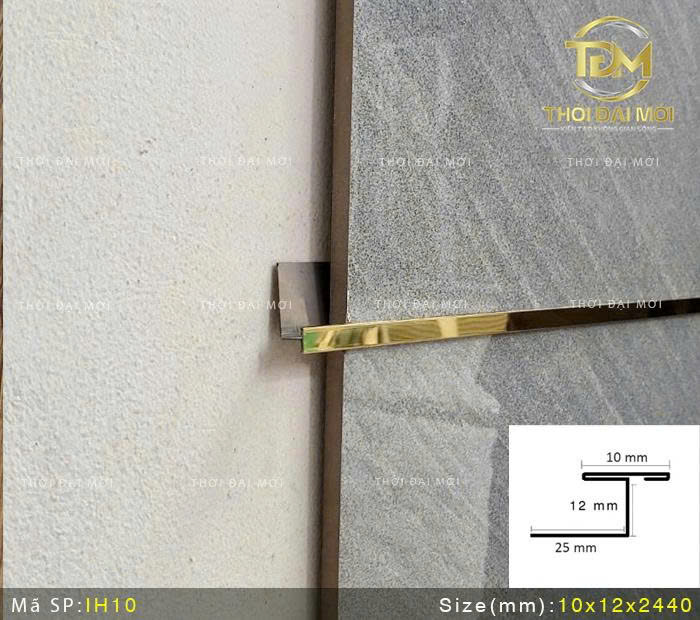 NẸP H INOX (NẸP CHỐNG RƠI GẠCH)