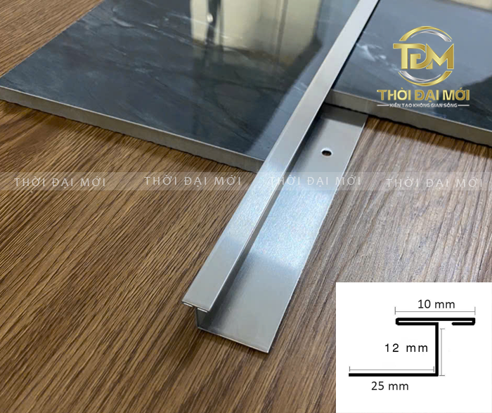 NẸP H INOX (NẸP CHỐNG RƠI GẠCH)