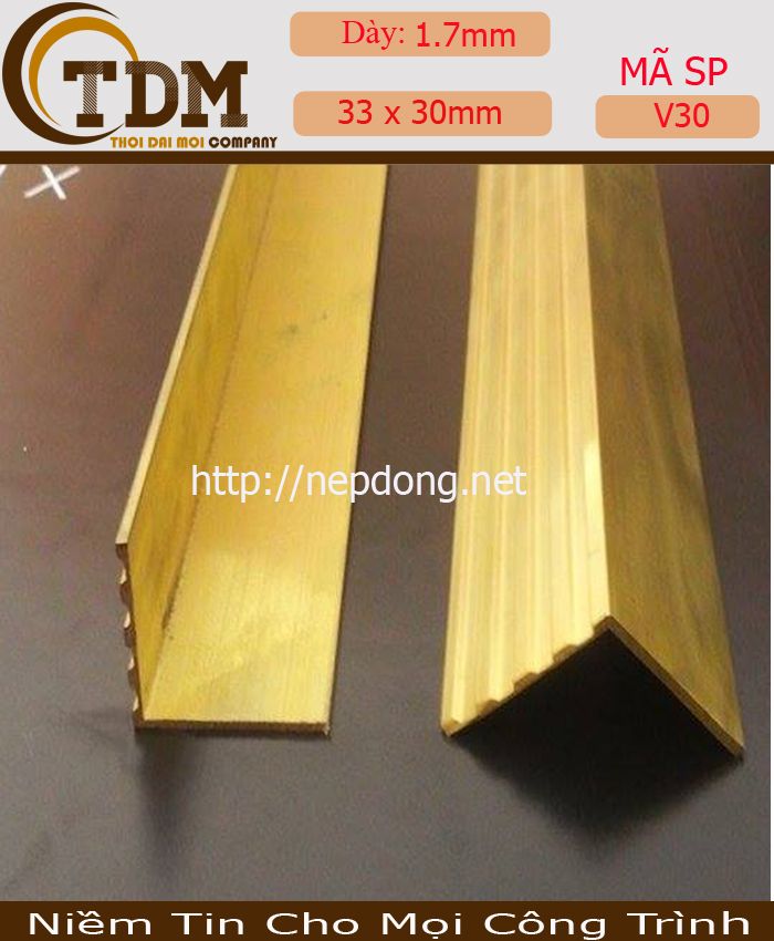 Lắp Nẹp Đồng Chữ L Ngay Từ Đầu Để Tránh Sửa Chữa Về Sau