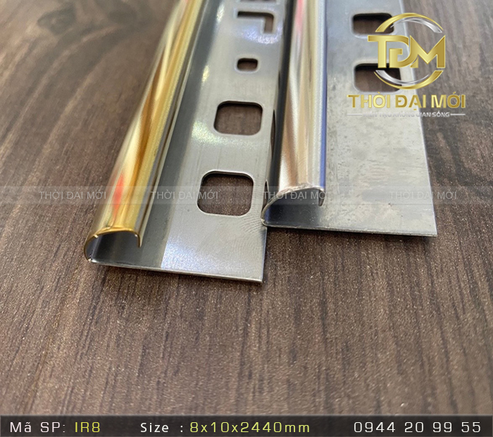 Nẹp inox góc cột đá – giải pháp hoàn thiện cột ốp đá tự nhiên trong công trình cao cấp