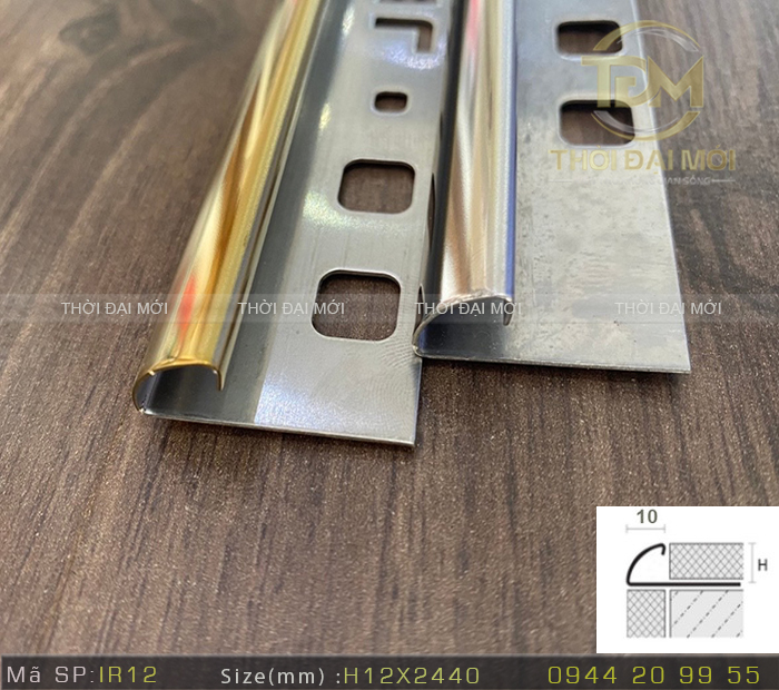 Nẹp inox góc tròn dùng keo gì? Cách cố định chắc chắn