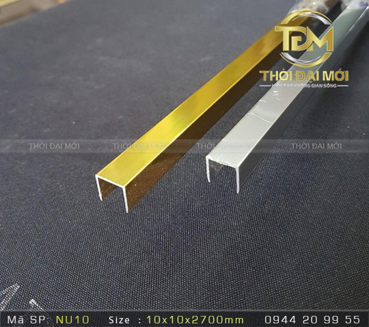 Nẹp Nhôm Chữ U: Thanh Viền Trang Trí & Hoàn Thiện Nội Thất Cho Mọi Công Trình