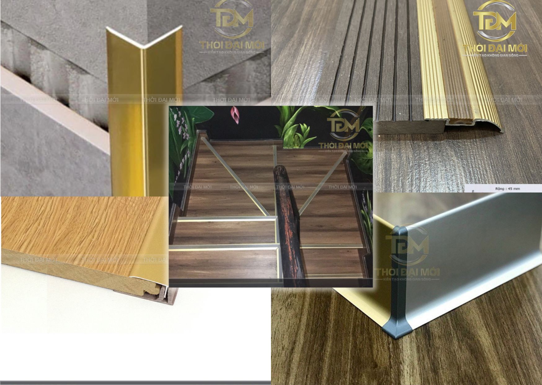 TOP 5 Nẹp Nhôm Trang Trí Kinh Tế Cho Nội Thất Hiện Đại