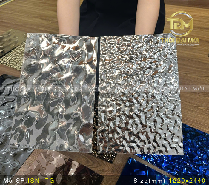 INOX SÓNG NƯỚC TRẮNG GƯƠNG