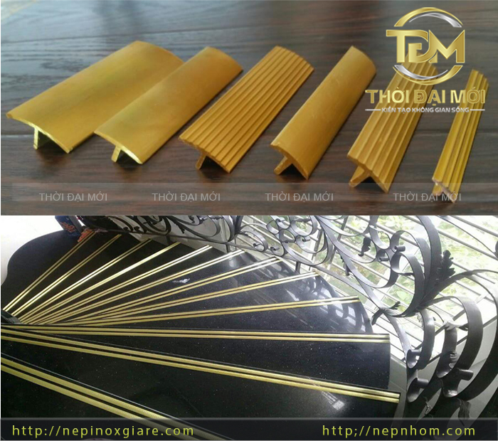 Khi nẹp đồng chữ T trở thành “điểm chạm” của kiến trúc sang trọng