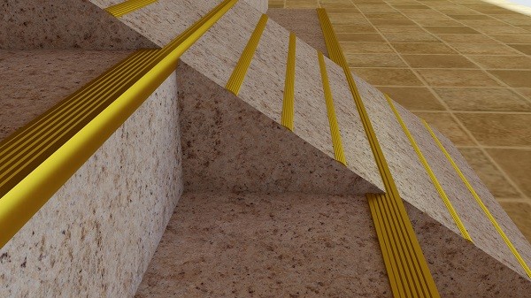 Làm thế nào để chọn gạch và nẹp nhôm chống trơn cầu thang?
