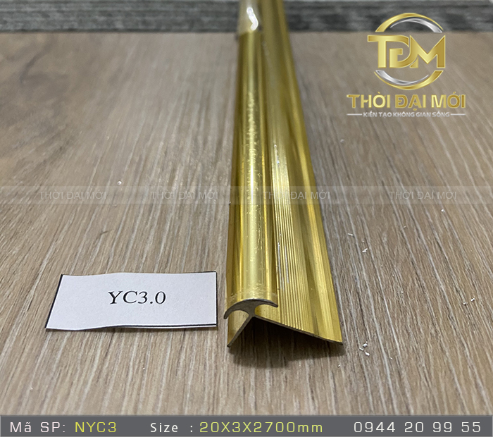 Nẹp nhôm góc tròn: Kiến tạo không gian nhân văn và sang trọng