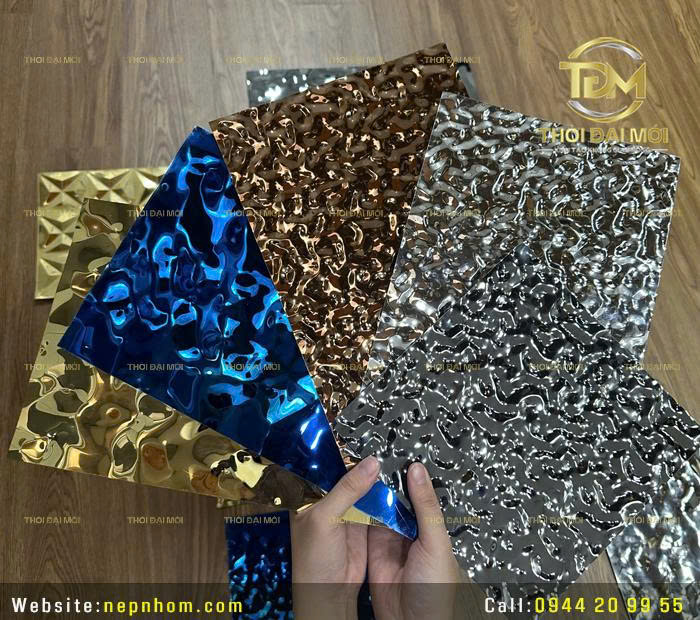 TẤM INOX SÓNG NƯỚC