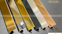 Cách Chọn Màu Và Quy Cách Nẹp Inox Nối Cho Sàn Gỗ, Đá, Gạch