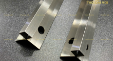 Nẹp inox 2 cánh góc vuông là tiêu chuẩn hoàn thiện góc tường chuyên nghiệp cho công trình lớn