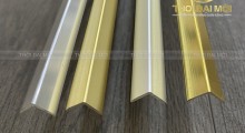 Nẹp Nhôm Chữ V Giúp Bo Góc Tường Gạch Đá Chuẩn Kỹ Thuật, Không Sứt Mẻ