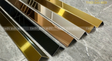 Những màu nẹp inox dễ phối nhất trong nội thất hiện đại