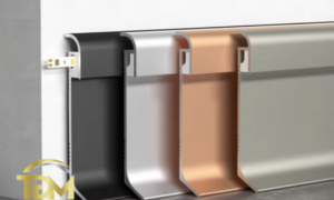 Biến góc tường sứt mẻ thành tuyệt tác bằng len nhôm chân tường