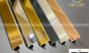 Cách Chọn Màu Và Quy Cách Nẹp Inox Nối Cho Sàn Gỗ, Đá, Gạch