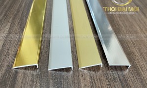 Cách kết hợp nẹp nhôm chữ L với keo dán và ron gạch đúng kỹ thuật