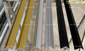 Có nên dùng nẹp nhôm chữ V thay cho nẹp inox chữ V để tiết kiệm chi phí?